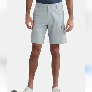 George Men's Gray Cargo Shorts 9" Inseam